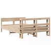 vidaXL Bed Frame without Mattress 120x200 cm Solid Wood Pine