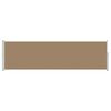 vidaXL Retractable Side Awning Taupe 300 x 120 cm Polyester