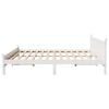vidaXL Bed Frame without Mattress White 200x200 cm Solid Wood Pine