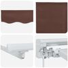 vidaXL Awning Frame Brown 350 x 200 cm Polyester with PU coating