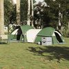 vidaXL Camping Tent 5-Person Green Waterproof