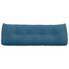 vidaXL Back Pillow Blue 140 x 24 x 50 cm Velvet