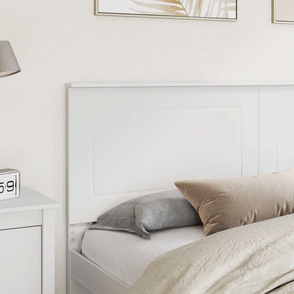 vidaXL Headboard White 200 cm Engineered Wood