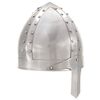 vidaXL Medieval Knight Helmet Antique Replica LARP Silver Steel
