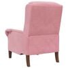 vidaXL Armchair Pink 76 x 94 x 102 cm Velvet