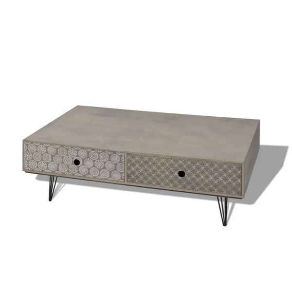 vidaXL Coffee Table 100x60x35 cm Grey