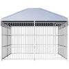 vidaXL Outdoor Dog Kennel with Roof 300x300x200 cm