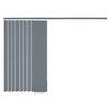vidaXL Vertical Blinds Grey Fabric 150x180 cm
