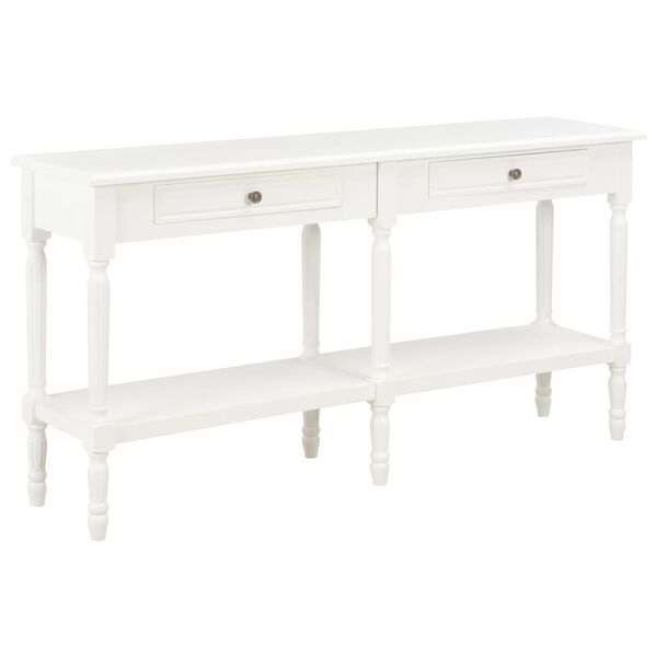 vidaXL Sideboard White 150x35x77 cm Solid Wood