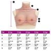 vidaXL Silicone Breastplate Natural B Cup