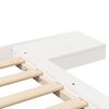 vidaXL Bed Frame White 180 x 200 cm Wood