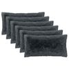 vidaXL Cushion Cover 6 pcs HEERLEN Anthracite 40 x 80 cm PV Fleece