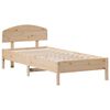 vidaXL Bed Frame without Mattress 90x200 cm Solid Wood Pine