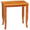 vidaXL Nesting Side Tables 3 pcs Natural Solid Mahogany Wood