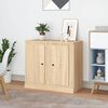 vidaXL Sideboards 2 pcs Sonoma Oak 37.5x35.5x67.5 cm Engineered Wood