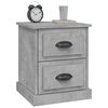 vidaXL Bedside Cabinets 2 pcs Concrete Grey 39x39x47.5 cm Engineered Wood