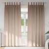 vidaXL Blackout Curtains with Rings 2 pcs Taupe 245 x 140 cm Polyester