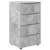 vidaXL Storage Cabinets 2 pcs Concrete Grey 60 x 48 x 105 cm