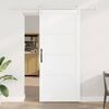 vidaXL Sliding Door ORKDAL White 93 x 211 cm Solid Pine Wood