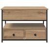 vidaXL Coffee Table Artisan Oak 70 x 50 x 54.5 cm Engineered Wood