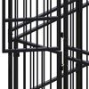 vidaXL Outdoor Dog Kennel Steel 18.43 m&sup2;