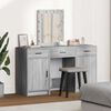 vidaXL Dressing Table with Door Grey 50 x 41 x 135 cm Engineered Wood