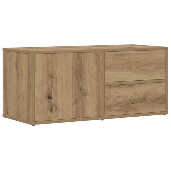 vidaXL TV Cabinet Artisan Oak 80x34x35.5 cm Engineered Wood