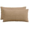 vidaXL Cushion Cover 2 pcs ALMELO Brown 40 x 70 cm Corduroy