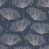 DUTCH WALLCOVERINGS Wallpaper Fleur Navy Blue and Grey