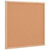 vidaXL Cork Board with Solid Pine Wood Frame 40x40 cm