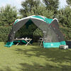 vidaXL Tents with Roof Sea green 434 x 434 x 230 cm Polyester