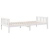 vidaXL Children's Bed without Mattress White 80x200 cm Solid Wood Pine
