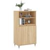 vidaXL Highboard Sonoma Oak 60x36x110 cm Engineered Wood