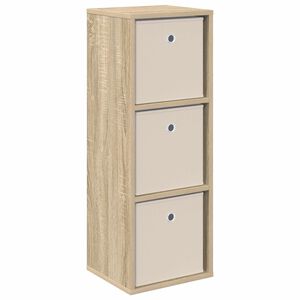 vidaXL Sideboard with Drawer Sonoma Oak 30.5 x 27 x 84.5 cm