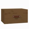 vidaXL Wall-mounted Bedside Cabinet Honey Brown 40x29.5x22 cm