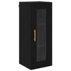 vidaXL Wall Mounted Cabinet Black Oak 34.5 x 34 x 90 cm