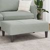 vidaXL Footstool Light Grey 77x55x31 cm Velvet