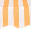 vidaXL Manual Retractable Awning 150 cm Orange and White Stripes
