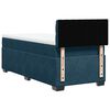 vidaXL Box Spring Bed with Mattress Dark Blue 90x190 cm Velvet