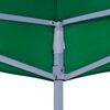 vidaXL Party Tent Folding Green 291 x 291 x 315 cm Oxford Fabric