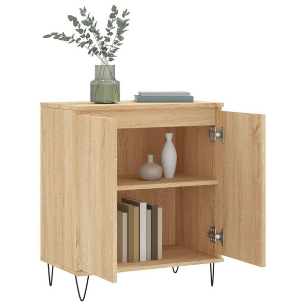 vidaXL Sideboard Sonoma Oak 60x35x70 cm Engineered Wood