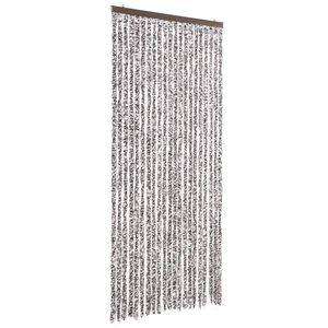 vidaXL Insect Curtain Brown and Beige 90x200 cm Chenille