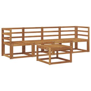 vidaXL Outdoor Sofa Set 5 pcs Natural