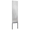 vidaXL Garden Privacy Screen Silver 32 x 140 cm Stainless steel