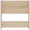 vidaXL Wall Shoe Cabinet Sonoma Oak 60x18x60 cm Engineered Wood