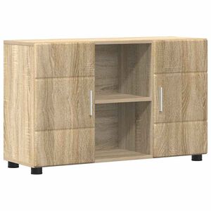 vidaXL Sideboard with Shelf FLORIN Sonoma Oak 88.5 x 30.5 x 55.5 cm