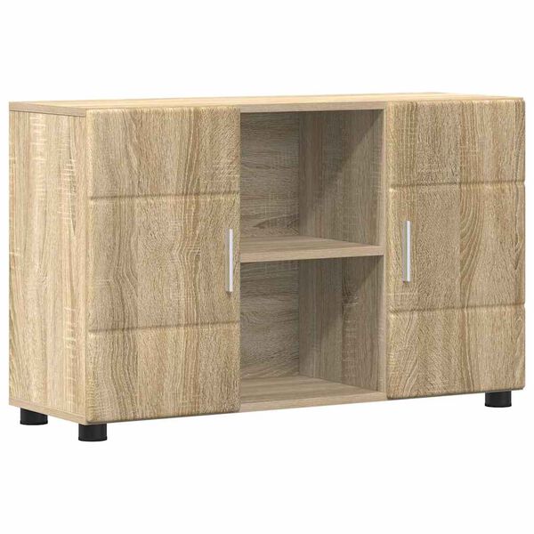 vidaXL Sideboard with Shelf FLORIN Sonoma Oak 88.5 x 30.5 x 55.5 cm