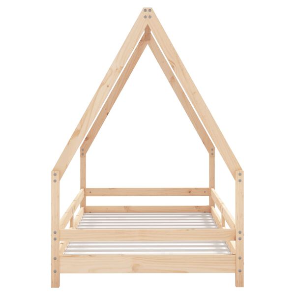 vidaXL Kids Bed Frame 90x190 cm Solid Wood Pine