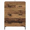 vidaXL Sideboard Old Wood 69.5 x 34 x 90 cm Engineered Wood and Iron