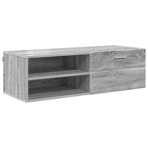 vidaXL Wooden Cabinet Grey Sonoma 100.5 x 39 x 30 cm Engineered Wood
